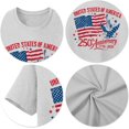 thumbnail image 7 of 250th Anniversary USA Shirts Men American Flag T Shirt 4th of July Patriotic Shirt 250 Years Birthday Tees Tops, 7 of 7