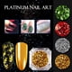 thumbnail image 1 of Fiudx Ofertas de la semana 4 colores papel de aluminio Nail Art pegatinas decoraciones DIY brillo uñas, 1 of 7