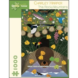 Puzzle #26 Of 2025: Once There Was A Field By Charley Harper, Pomegranate, 1000 Pieces