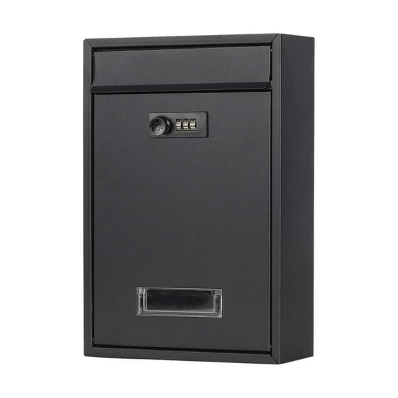 Large Capacity Vintage Mount Mailbox with Combination Box