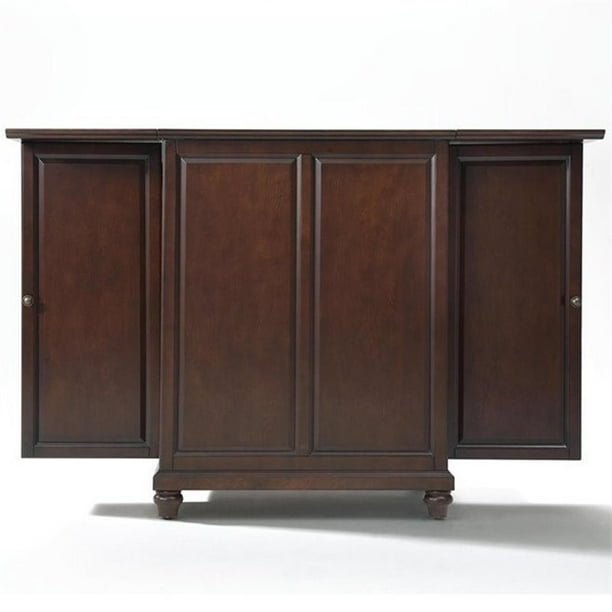 Crosley Cambridge Expandable Bar Cabinet in Mahogany Walmart