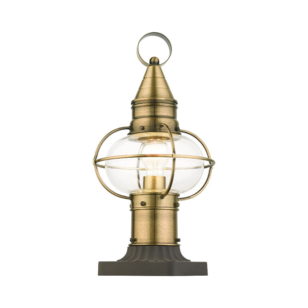 Livex Lighting - Newburyport - 1 Light Outdoor Post Top Lantern in Bohemian