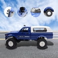 thumbnail image 6 of RC Crawler Truck, Remote Control Pickup Truck with LED Light, 4x4 Off-Road RC Rock Car with Throttle & Steering Control for Kids and Adults, 6 of 7