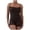 Coffee, variant on HXWCHs office Work Jumpsuits Women's Fashion Lace Up Sleeveless Jumpsuit Solid Color Slim Fit Romper with Lace Insert Design XL Pink