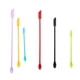 thumbnail image 1 of Juego de 6 espátulas de silicona, mini raspador de frascos, espátula de silicona pequeña, espátula de maquillaje, espátula de belleza, agitador de loción, obtenga la última gota de los, 1 of 5