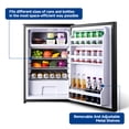 thumbnail image 4 of Sunmaki 12v Fridge RV Refrigerator, 116.2Qt(110L) Portable Car Refrigerator Dual Zone Cooling & Freezing, for Bedroom, Truck, Office, Outdoor, Black, 4 of 8