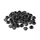 thumbnail image 1 of Tornillos Agujeros Tapones, 16mm(5/8) Diámetro PP Encajar en Estante Botón Al Ras Tipo Tapas para Muebles Gabinete Armario, Negro 60uds, 1 of 5