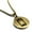 Gold, variant on Stainless Steel Toki (Adze) Maori Symbol Round Medallion Pendant Necklace