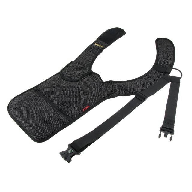 Bolso de Hombro Soledad de Nylon para Hombres Mujeres Negro