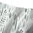 thumbnail image 5 of Creative Products Watercolor Leaves 5 71x74 Shower Curtain, 5 of 7
