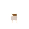 thumbnail image 6 of Yonkers 70.86 TV Stand with Solid Wood Legs and 6 Media and Storage Compartments in Off White and Cinnamon, 6 of 11