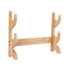 thumbnail image 5 of Soporte de exhibición horizontal de flauta de escritorio de estante de almacenamiento de madera duradera para gabinete 2 niveles perfke Soporte de exhibición, 5 of 9
