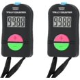 thumbnail image 1 of 2 Pcs Electronic Counter, Digital Hand Tally Counter Electronic Manual Clicker With Lanyard Add Subtract Model, 1 of 4