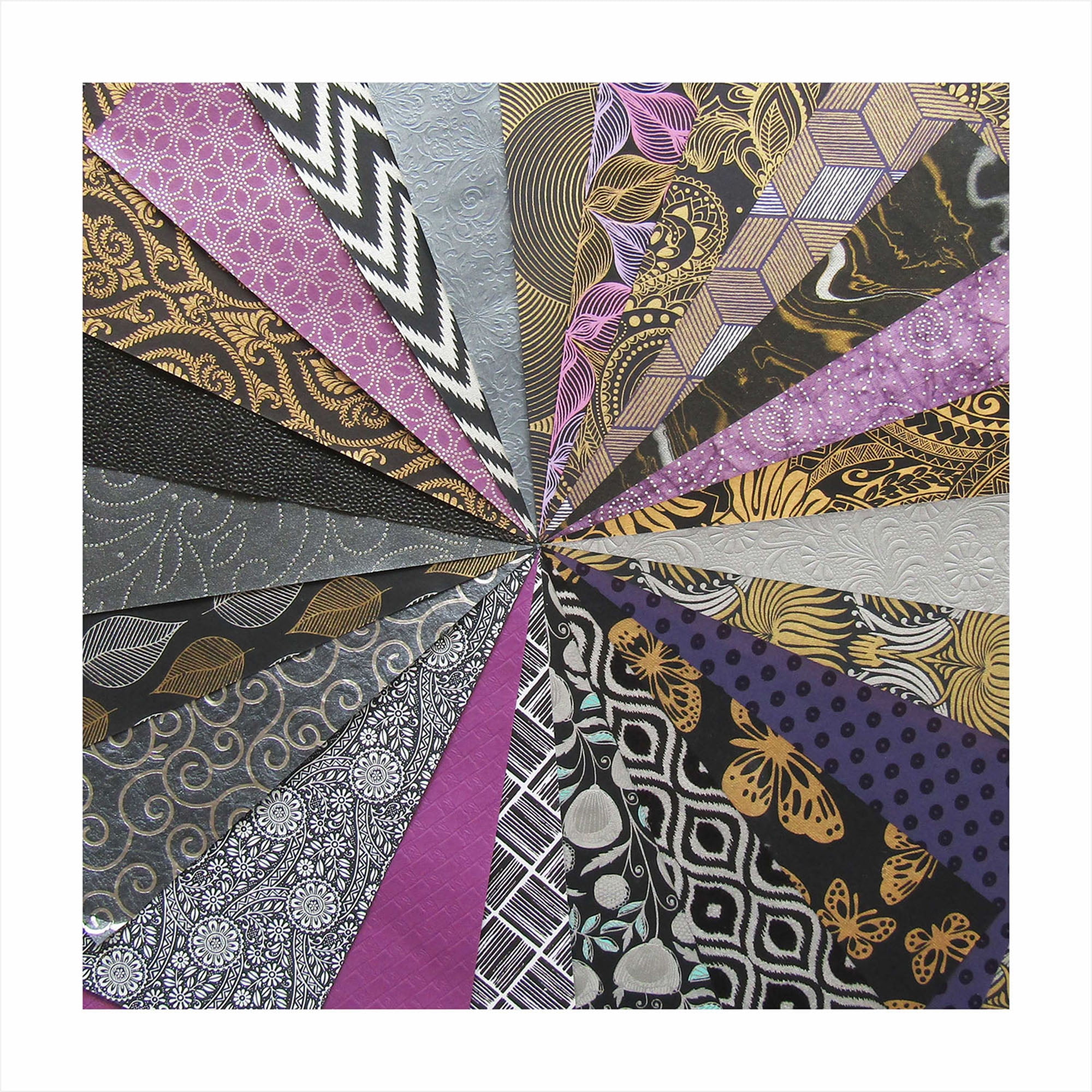 Paperhues Remembrance Handmade Scrapbook Collection Papers 12x12" Pad, 24 Sheets.