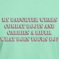 thumbnail image 3 of CafePress - My Daughter Wears Combat Boots Dark T Shirt - Men's Classic Graphic Cotton T-Shirt, 3 of 4