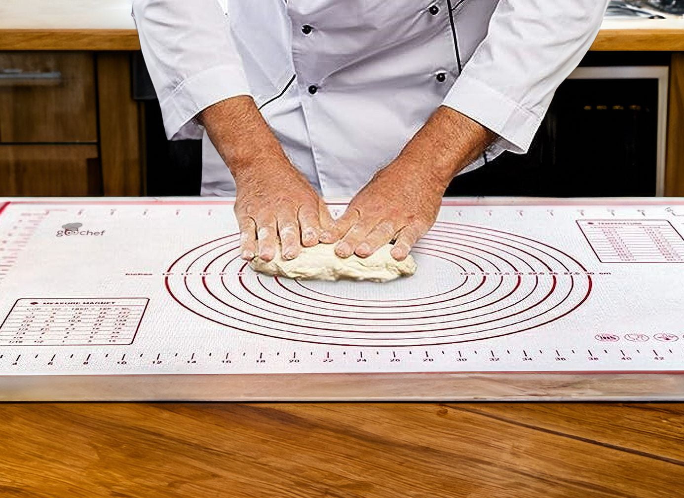 Pastry Baking Mat Non Stick Slip Silicone Extra Large 28" x 20" Heat Resistant Dishwasher-Safe, Dough Rolling Bread Kneading Oven Liner Silicon by Renewgoo