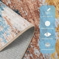 thumbnail image 3 of Abstract Living Room Rug 8x10 Ultra-Soft Contemporary Carpet, Large Non-Shedding Indoor Mat, Machine Washable Floor Cover, Easy Clean, Perfect for Dining Room, Office, Yellow, 3 of 8
