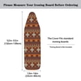 thumbnail image 5 of HELLHERO Deometric Pattern Ironing Board Cover 3 Fasteners Elastic Edge Ironing Board Dust-Proof Cover Protection Covers Hook and Loop, 5 of 5