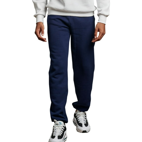 Russell Athletic Men's and Big Men's Dri-Power Fleece Elastic Bottom Sweatpants with or without Pockets, Sizes S-4XL