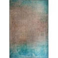 thumbnail image 1 of Dynamic Rugs IL7108874580 Illusion Rugs, Turquoise & Beige- 6. 2 x 9.6 in., 1 of 1