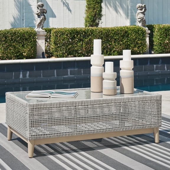Signature Design by Ashley Seton Creek Outdoor Coffee Table