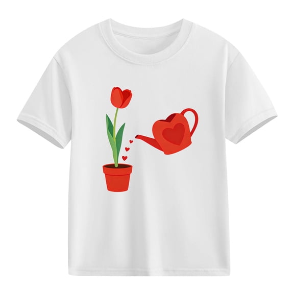 hengsof Children's Short Sleeve Shirts and Tops