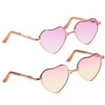 thumbnail image 1 of 1/6 Gafas De Sol Con Montura Dorada En Forma De Corazón Para Muñecas Blythe, Accesorios De Juguete Para Mascotas Macarena Gafas de sol de muñeca para Blythe, 1 of 6