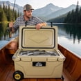 thumbnail image 5 of Ultra-Tough 65 Quart Hard Shell Cooler, Insulated Ice Chest with 6-Day Ice Retention, Heavy-Duty Cooler for Camping, Fishing, Tailgating, Beach & Job Site, 5 of 9