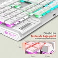 thumbnail image 3 of Teclado Gamer Mecanico BALAM RUSH DOMINATE EXPERT GK979I Switch Red Inalambrico USB 2.4 GHz + BT 5.0 RGB, 3 of 5