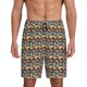 thumbnail image 1 of Fotbe Doodle Food Pantalones Cortos de Pijama para Hombre, Ropa de Dormir, Pantalones de Pijama Cortos para Hombre-Large, 1 of 6