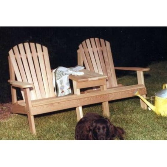 Creekvine Designs WF5220CVD Cedar American Forest Adirondack Settee