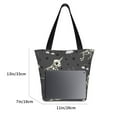 thumbnail image 3 of Bingfone Skeleton Unicorn Women Shoulder Tote Bags Casual Bag Ladies Shopping Handbag, 3 of 7