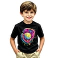 thumbnail image 3 of WOYY Boys Baseball Graphic T-Shirt Casual Sports Crew Neck Short Sleeve Tshirt, Black, Sizes 2-13, 3 of 3