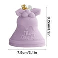 thumbnail image 3 of Vela con Aroma de Invierno Ganfancp Vela de Navidad Pequeño Regalo Vela Perfumada 1X, 3 of 6