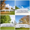 thumbnail image 4 of Patio Canopy Tent for Outside, 10' x 30' Outdoor Party Wedding Canopy with 7 Sidewalls, BBQ Shelter Canopy for Catering Garden Beach Camping, L1325, 4 of 9