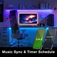 thumbnail image 4 of Smart WiFi Led Lights, Tuya App Controlled, Work with Alexa and Google Assistant, Timer Schedule, RGB Strip Color Changing Décor for Bedroom Party Kitchen, 50ft, 4 of 10