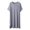 Dark Gray, variant on Asxite Plus Size Mens Robe Solid Round Neck Short Sleeve Pocket Breathable Summer Casual Bathrobe