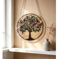 thumbnail image 7 of WEGFTDUOP Sun Catcher Colorful Acrylic Puzzle Pendant Home Puzzle Decoration Gift Giving Stained Glass Window Hanging Stained Glass Suncatcher, 7 of 7