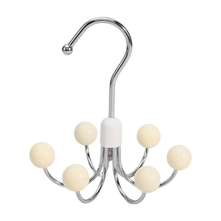 WXLCISI Multipurpose Space Saving Hangers For Closet 360°Swivel Closet Hangers Purse Organizer Hat Holder Belt Organizer Tie Rack Bra Hanger Handbag Organizer Scarf Hanger For Clos - A