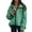 Green, variant on iOPQO Quilted Jacket Womens Puffer Jacket Pullover Puffer Jacket Womens Light Puffer Jacket Women Winter Coats for Women Puffer Quilted Puffer Jacket Winter Jackets for Women Black L