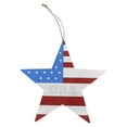 thumbnail image 2 of Qocolhg 4th of July Wooden Stars Cutouts Patriotic Wooden Stars Unfinished Blank Slice Ornament for Independence Day Christmas Farmhouse Home Kitchen Office Mantle Decor DIY Art Craft, 2 of 3