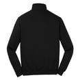 thumbnail image 6 of Yellow Rooster Men's 1/4 Zip Sweatshirt Black 4XL, 6 of 8