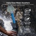 thumbnail image 4 of Gravity Water Filter System w/ 2-Gal Bag & 0.1-Micron Straw, Gravity-Fed Filtration Purifier Survival for Camping, Backpacking, Hiking Emergency Preparedness, 4 of 6