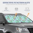 thumbnail image 4 of Vsdgher Hippo With Flamingos And Crocodiles Print Car Windshield Sun Shade, Reflective Sunshade Window Sunshade Sun Visor Protector Fit for Cars,Trucks,SUVs-Large, 4 of 6
