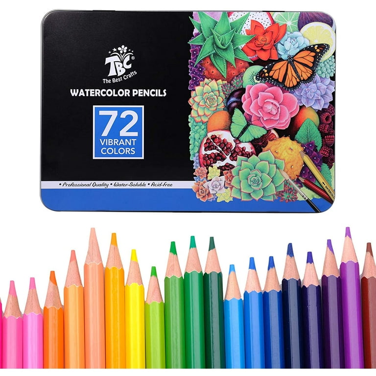 Colour Pencil Set Kids, Pencil Colors Set Kids, Drawing Crayons 72