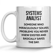 Funny Definition Mug, System Analyst Coffee Mug, Christmas, Birthday Gifts, Sarcastic Mugs, Funny Gift Idea for School Students Graduating from College or University 11oz