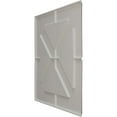 thumbnail image 4 of Ekena Millwork 19 5/8"W x 19 5/8"H Xander EnduraWall Decorative 3D Wall Panel, Universal Aged Metallic Weathered Steel (Covers 2.67 Sq. Ft.), 4 of 6