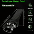 thumbnail image 6 of Heavy-Duty Lawn Mower Cover For 18-23 Inch Walk-Behind Mowers – Waterproof 210D Oxford Fabric With UV Protection & Windproof Elastic Cord, Universal Fit For Toro, Craftsman, Honda & More​, 6 of 7