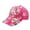 Pink, variant on Beugl Baseball Cap Clearance, Women's New Flower Print Sun Protection All-Match Baseball Cap Golf Hat Trucker Hat for Women Purple One Size
