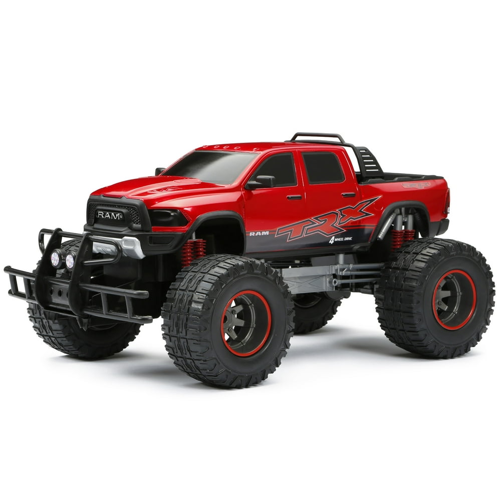 New Bright 112 Scale Radio Control 4x4 Ram Trx Truck Red Walmart